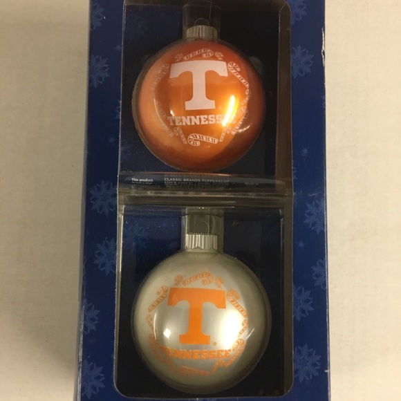 NFL Tennessee Glass Ornaments 2-NIB - Picture 2 of 4